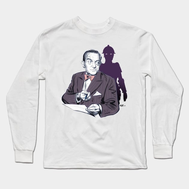 Fritz Lang - An illustration by Paul Cemmick Long Sleeve T-Shirt by PLAYDIGITAL2020